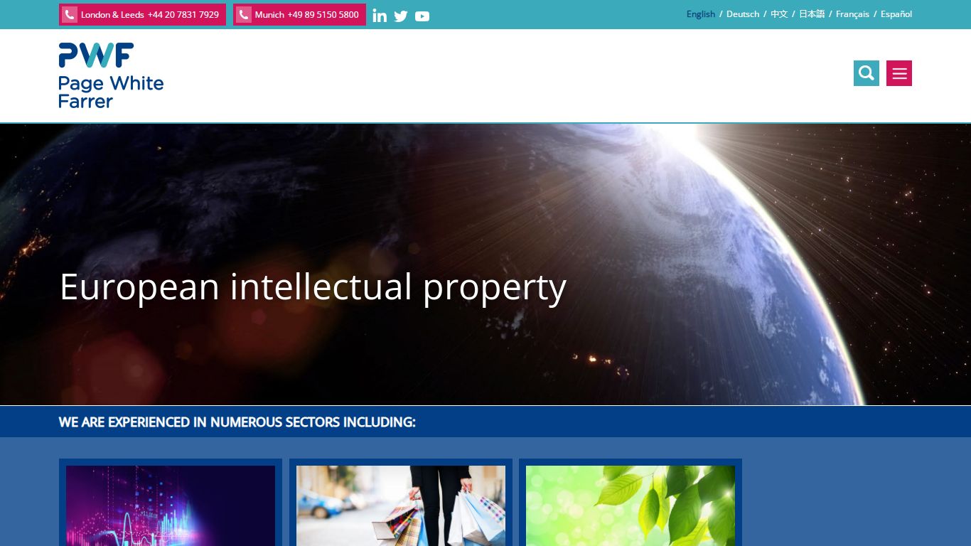 Page White Farrer: European patent and trade mark attorneys